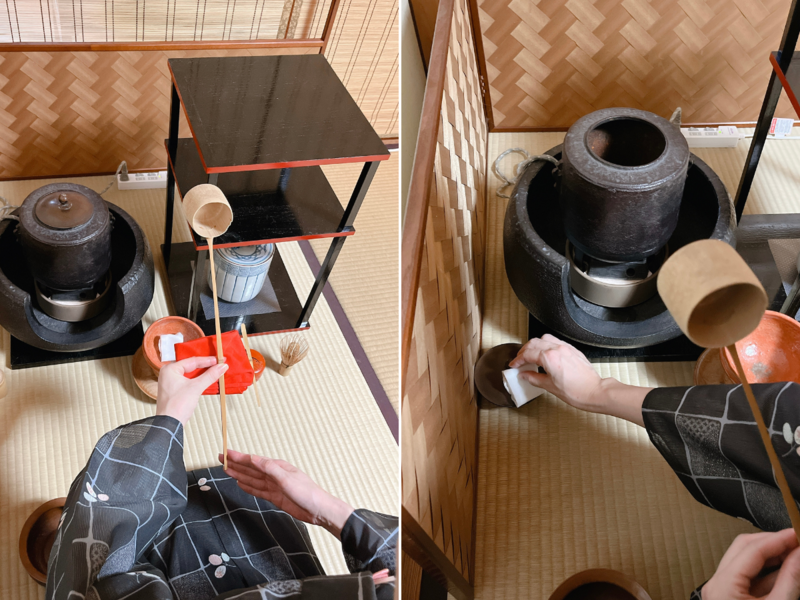 【風炉】薄茶の貴人点て点前の流れ（裏千家茶道）