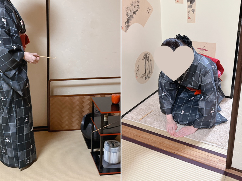 【風炉】薄茶の貴人点て点前の流れ（裏千家茶道）