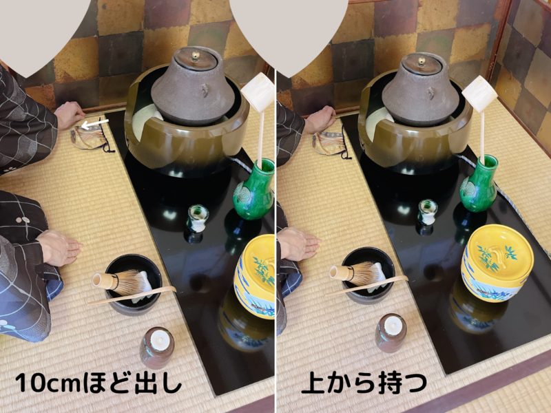 飾り火箸の扱い方/長板点前の割り稽古（裏千家茶道）