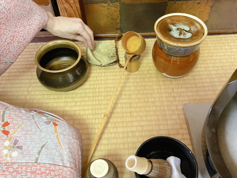 中置の濃茶点前/10月限定の風炉点前(裏千家茶道)