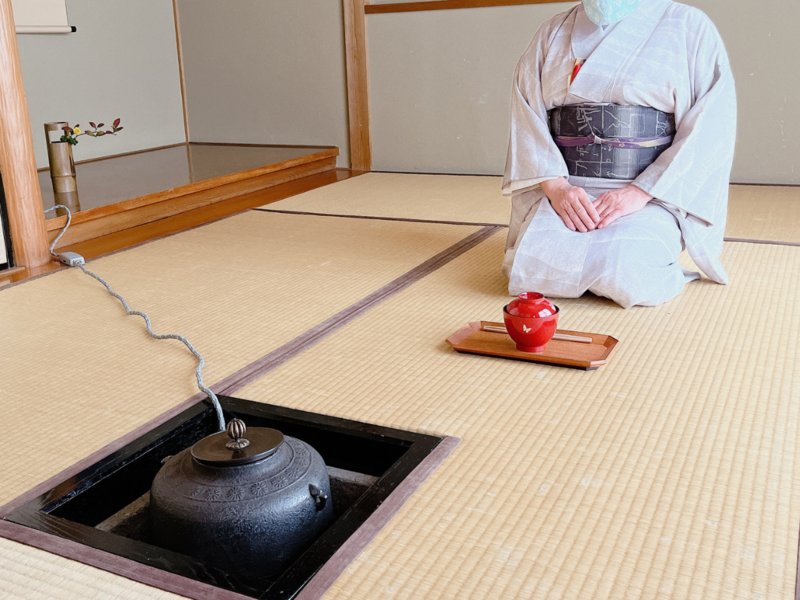 炉開きをしました（2022年）裏千家茶道