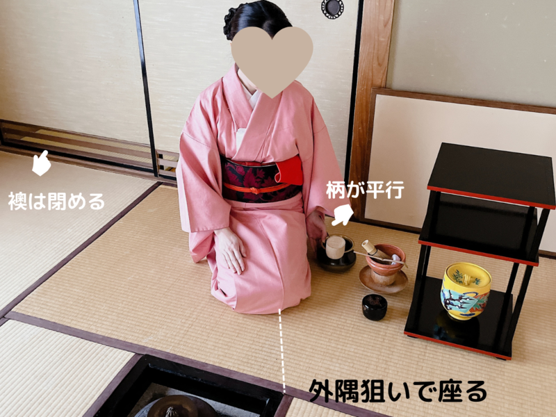 【風炉】貴人点の薄茶点前（裏千家茶道）