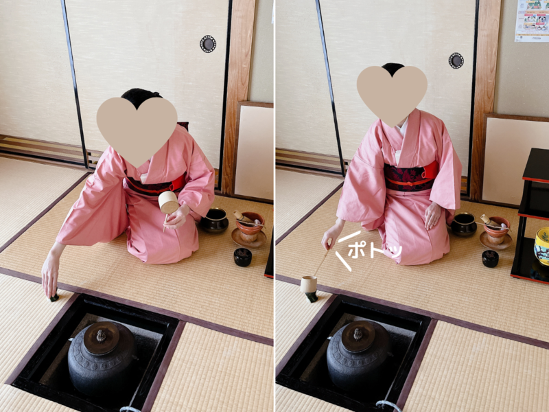 【風炉】貴人点の薄茶点前（裏千家茶道）