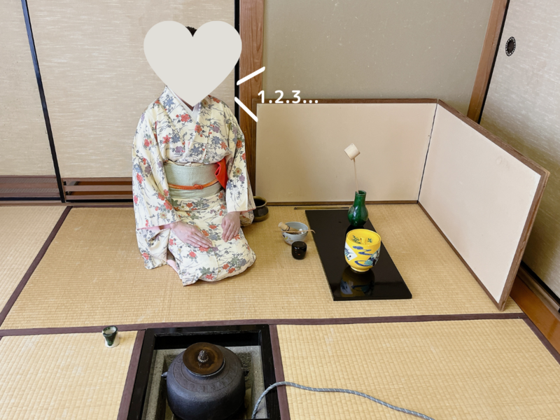 【炉】長板総荘の薄茶点前/裏千家茶道