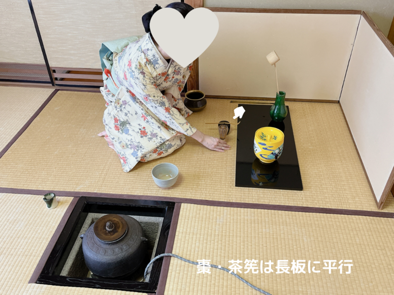 【炉】長板総荘の薄茶点前/裏千家茶道