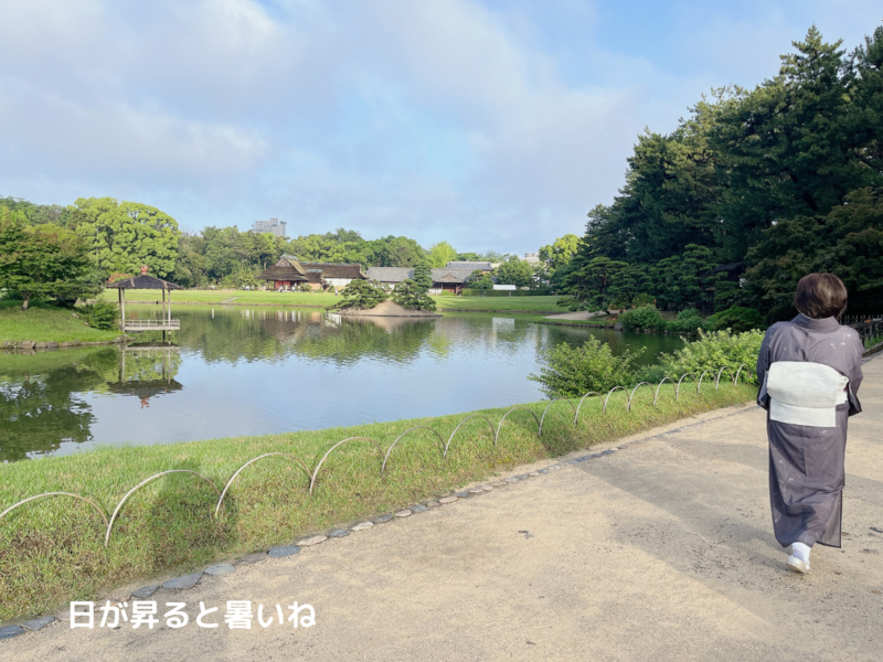 7月茶会に行ってきました（着物コーデ）