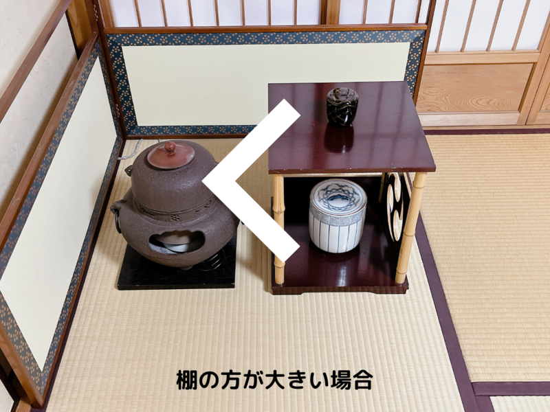 茶道具 お稽古 お茶 裏千家 釜 水屋 風炉