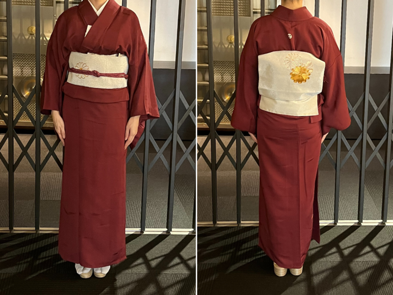 茶道の着物コーデ2024年9月