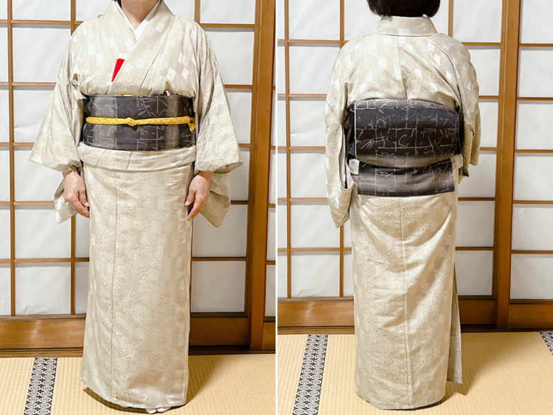 茶道の着物コーデ2024年9月