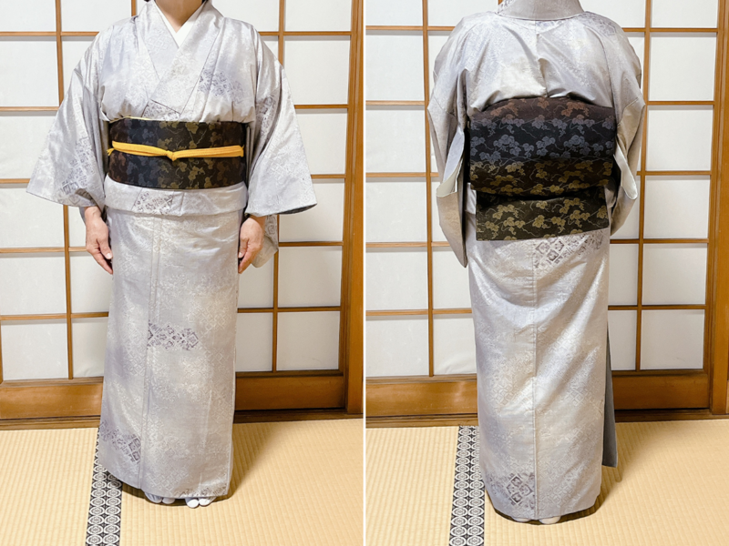 茶道の着物コーデ2024年10月