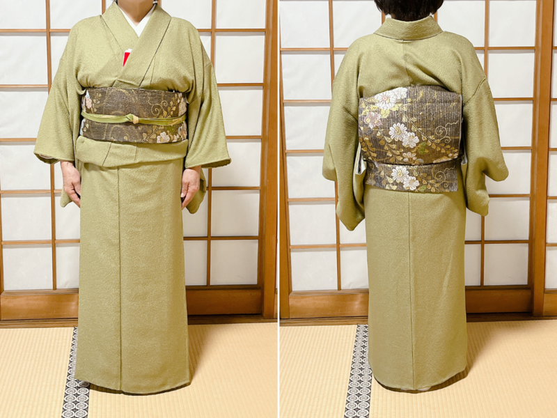 茶道の着物コーデ2024年11月