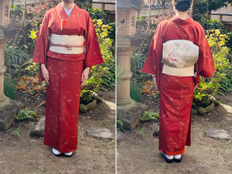 茶道の着物コーデ2024年12月