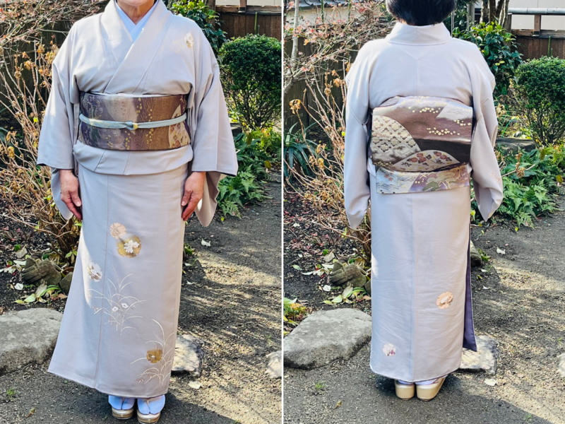 茶道の着物コーデ2025年1月