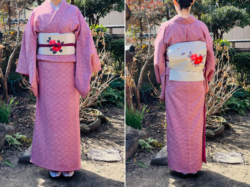 茶道の着物コーデ2025年2月