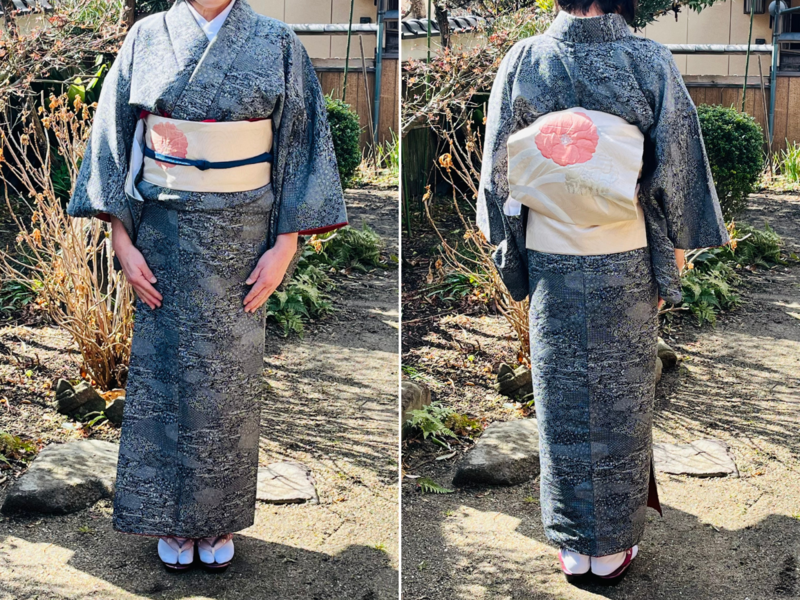 茶道の着物コーデ2025年2月