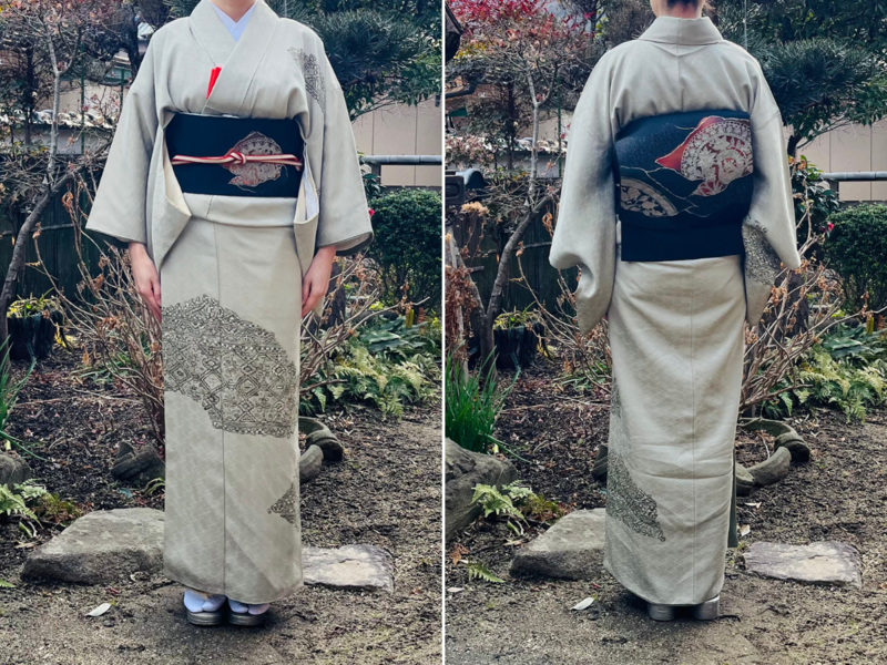 茶道の着物コーデ2025年2月