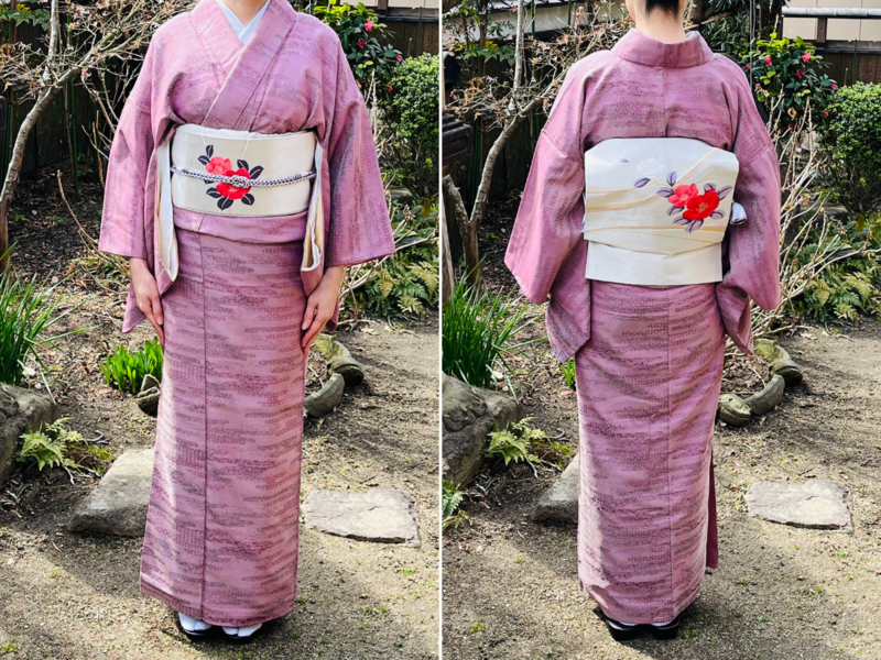 茶道の着物コーデ2025年3月