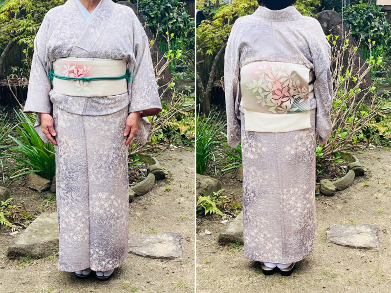 茶道の着物コーデ2025年4月