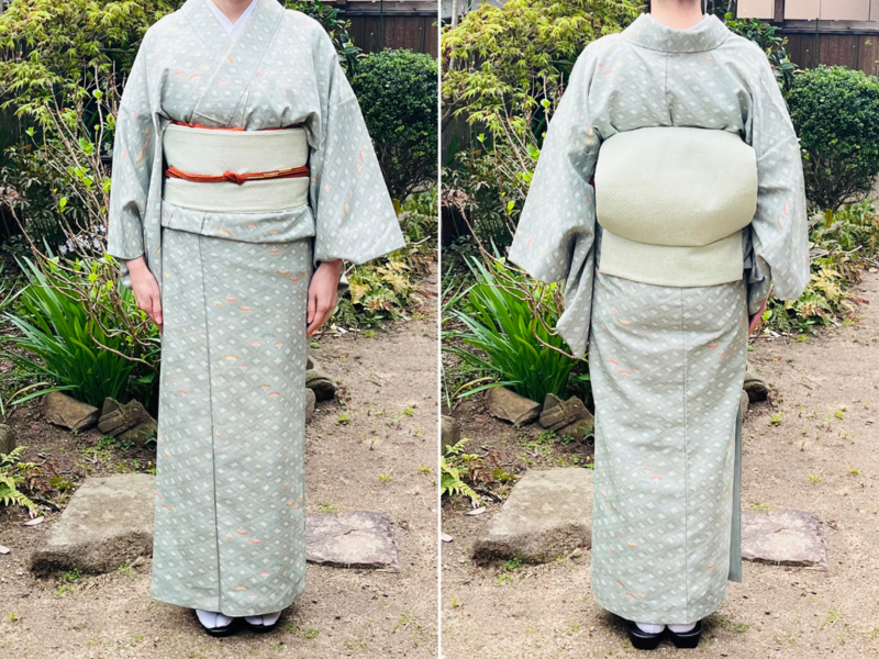 茶道の着物コーデ2025年4月