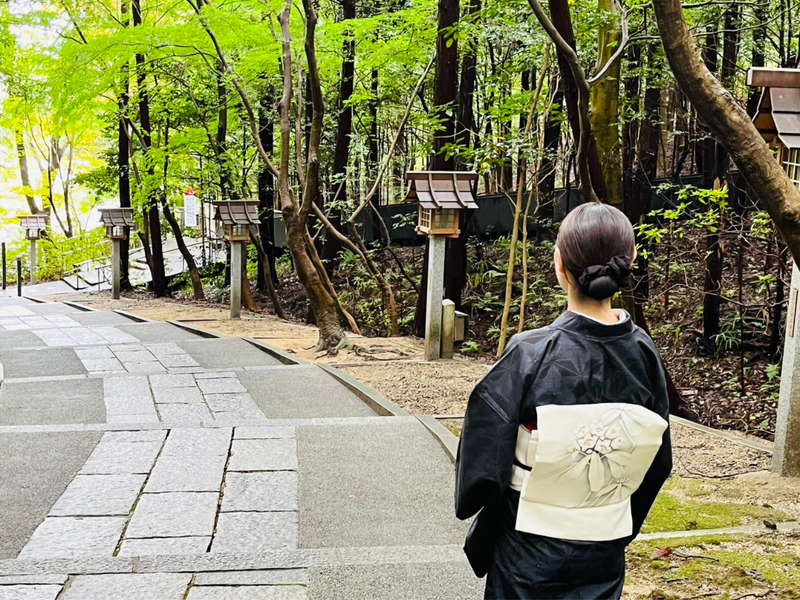 2025年のお茶会に行ってきました(袷着物コーデ)