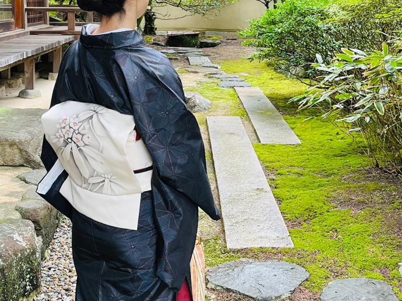 2025年10月のお茶会に行ってきました(袷コーデ)