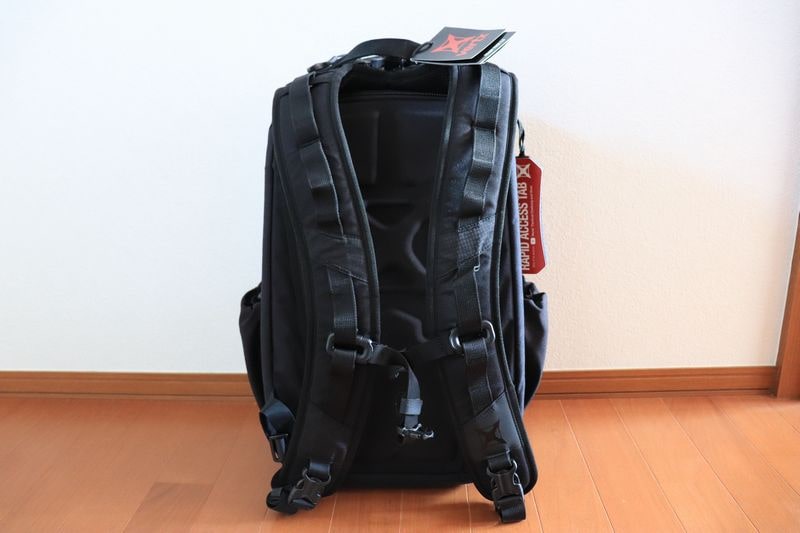 Vertx Ready Pack back panel