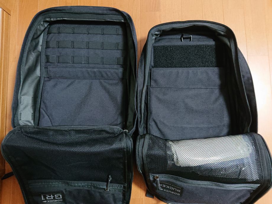 ミリ系バックパックの大本命、GORUCKゴーラックGR1(21L)とRucker 3.0の 