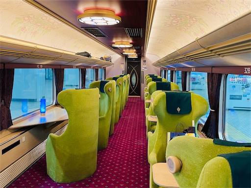 特急「あをによし」で奈良へ - るー's OC journal