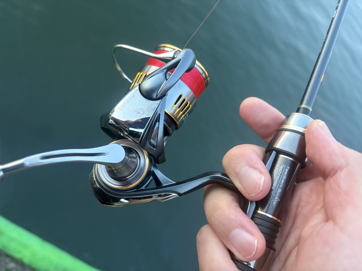 右投げ右巻き＠スピニングリール （ー_ー？） - 陸っぱり研究所 日誌
