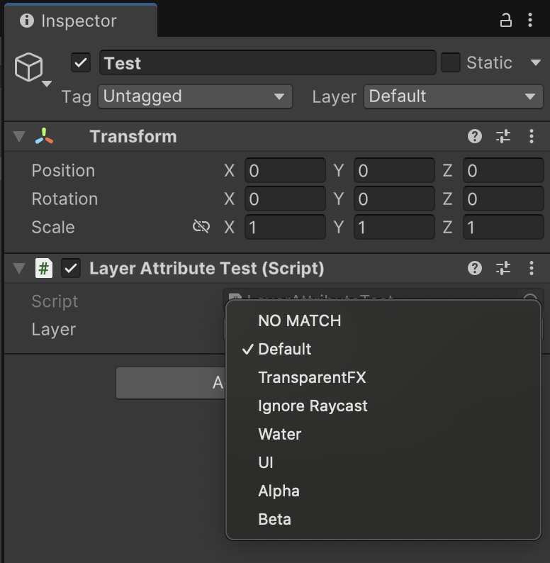 【Unity】レイヤーをドロップダウンで選択できる属性を作る - octo127’s blog