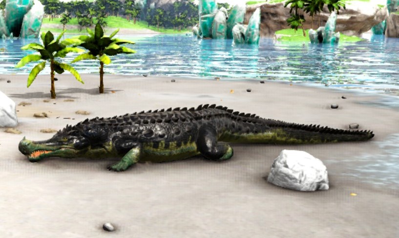 9 ワニ サルコスクス を捕まえよう のらくらark
