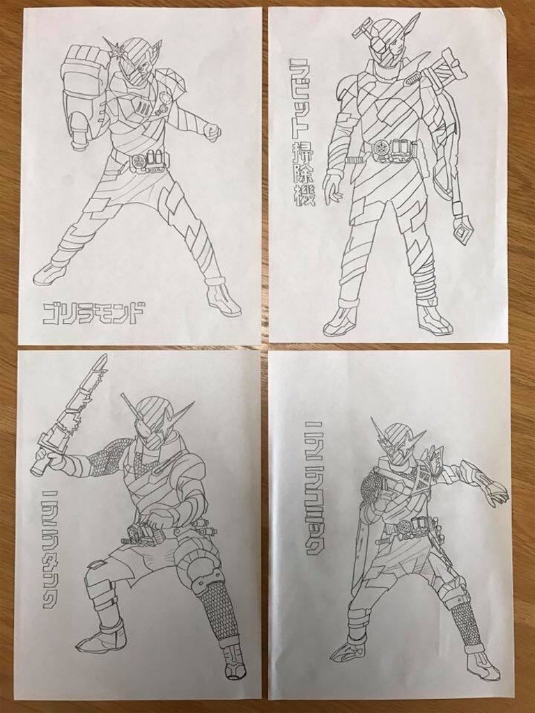 仮面ライダービルドの塗り絵を自作する 泳ぐオダジン放送局 仮面ライダービルドの塗り絵を自作する 泳ぐオダジン放送局
