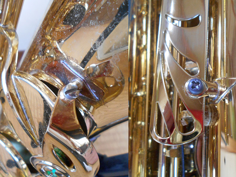 キーガード止めネジ～Roxyテナー - SaxとTubaのミョーな出逢い