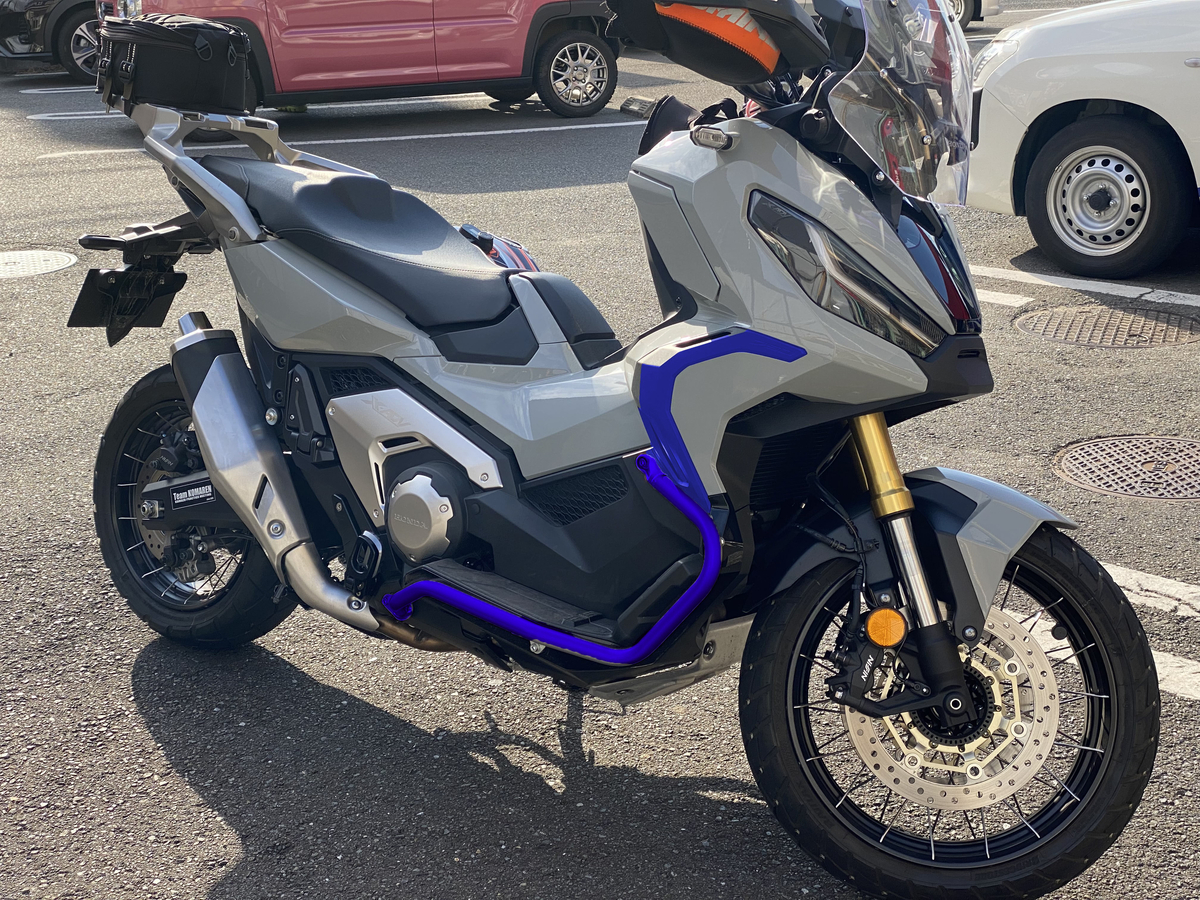 X-ADVのサイドパイプがようやく入荷したので装着 - おっさんが