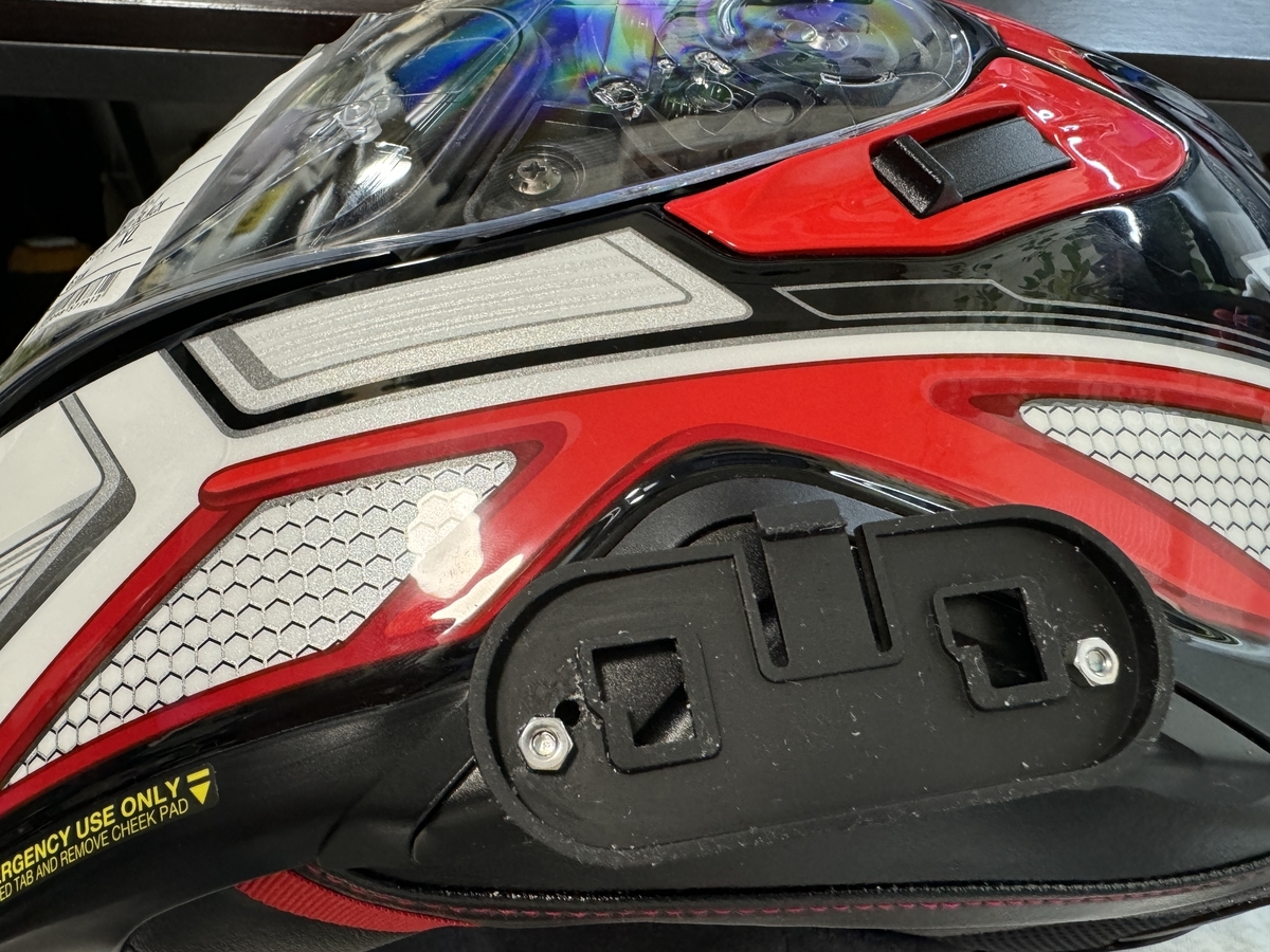 SHOEIのGT-Air2に中華インカムを再びマウントした - おっさんが