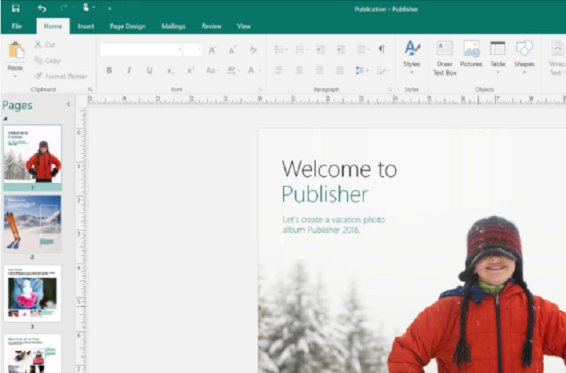 簡易DTPソフトウェアのことです。