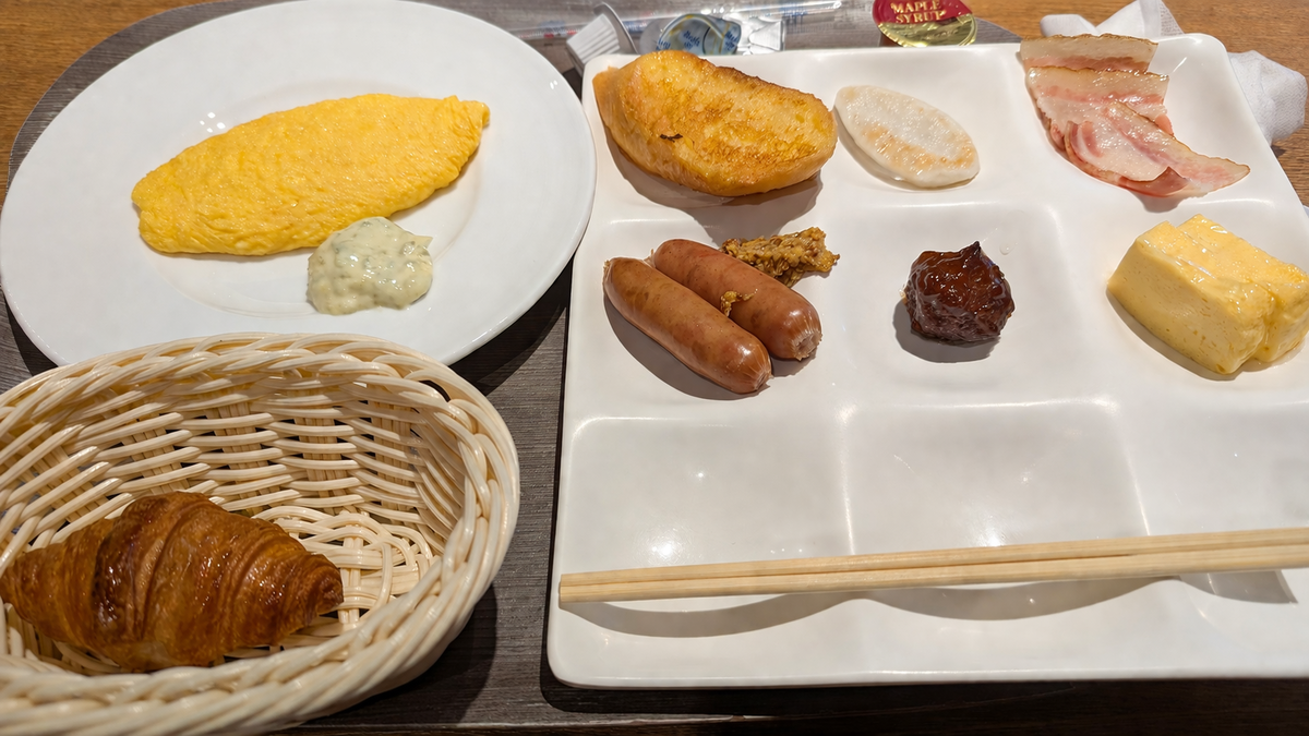 朝食ビュッフェ
