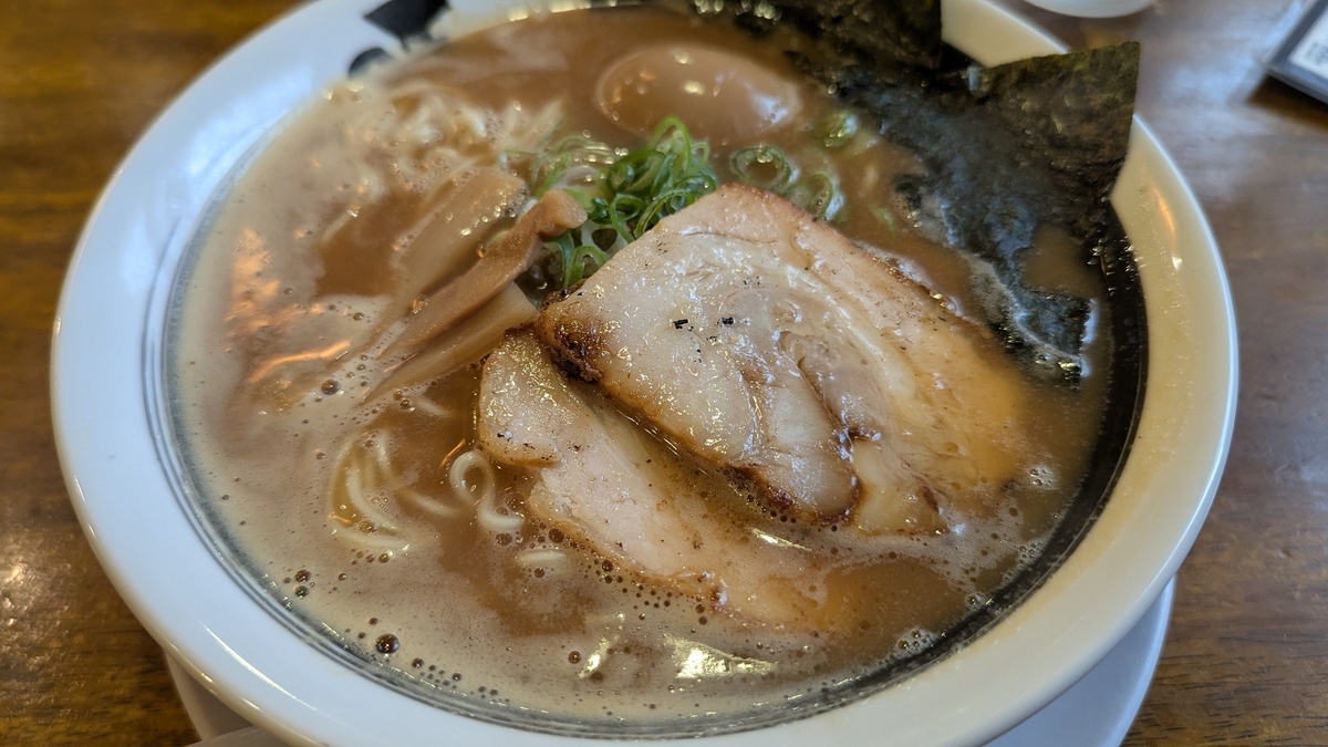 和歌山旅行の昼食に食べたラーメン