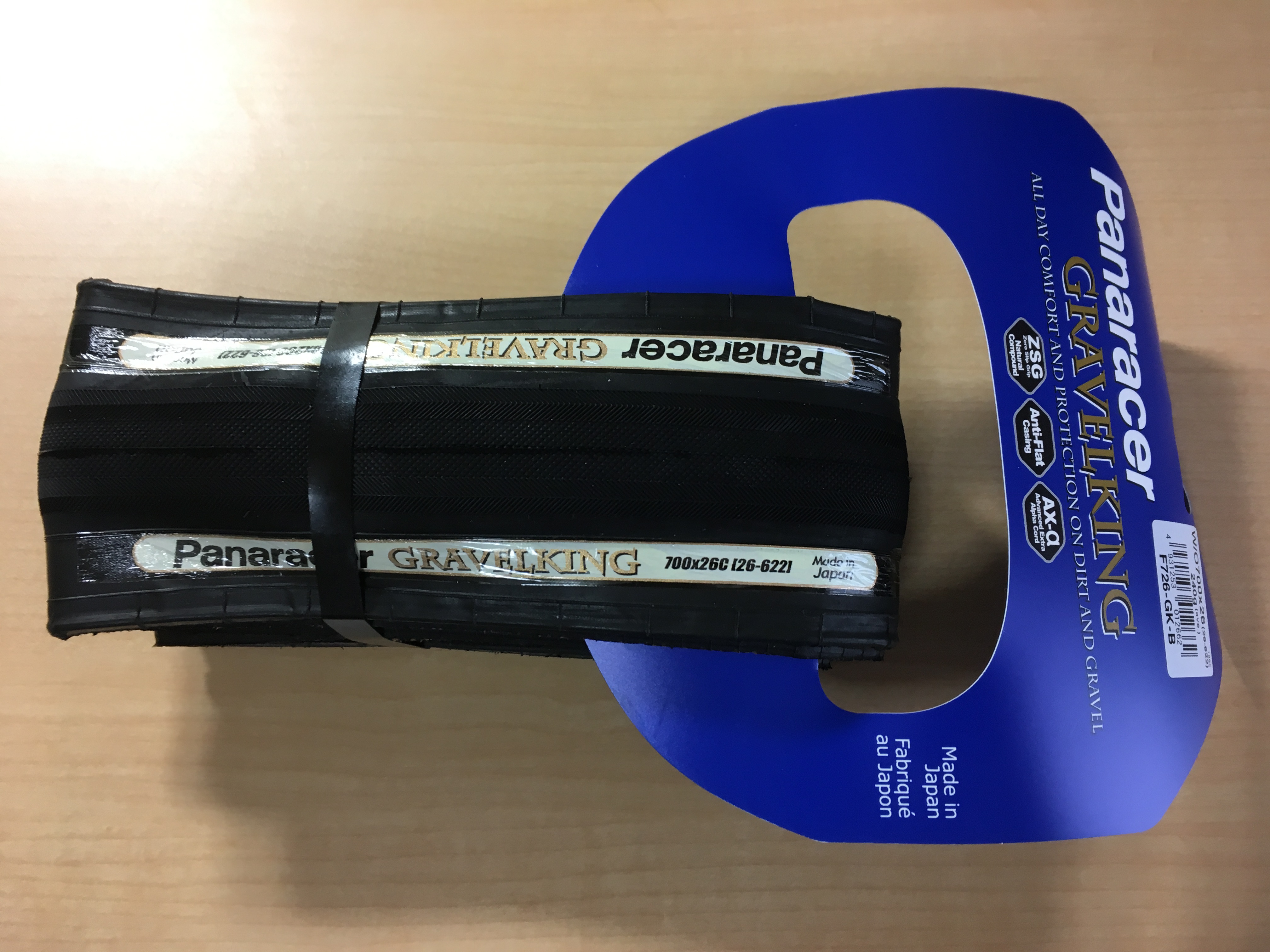 グラベルロードのタイヤを35cから26cへ交換 Panaracer Gravelking 700x26c Offtama