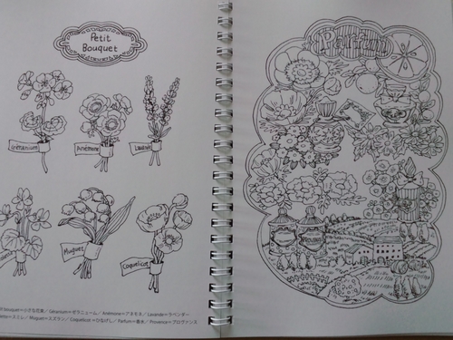 大人の塗り絵 ボールペンでぬり絵 パリの旅 レビュー 塗り絵日記