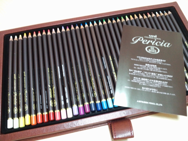 廃盤◇三菱鉛筆　uni 油性色鉛筆　Pericia 24色　ペリシア◇ 未使用品・廃盤品】Pericia 油性色鉛筆 24色セット - メルカリ