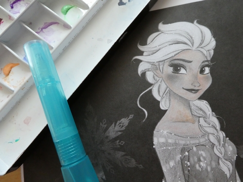 塗り絵本紹介 アートぬりえｆｒｏｚｅｎ アナと雪の女王 レビュー 塗ってみました 塗り絵日記