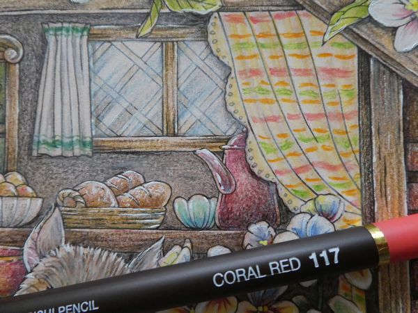 完成】水彩+色鉛筆でネズミさんのページが塗りあがりました☆心