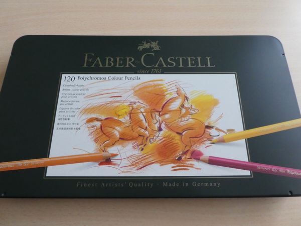 画材紹介】ファーバーカステル・ポリクロモス120色セット購入レビュー