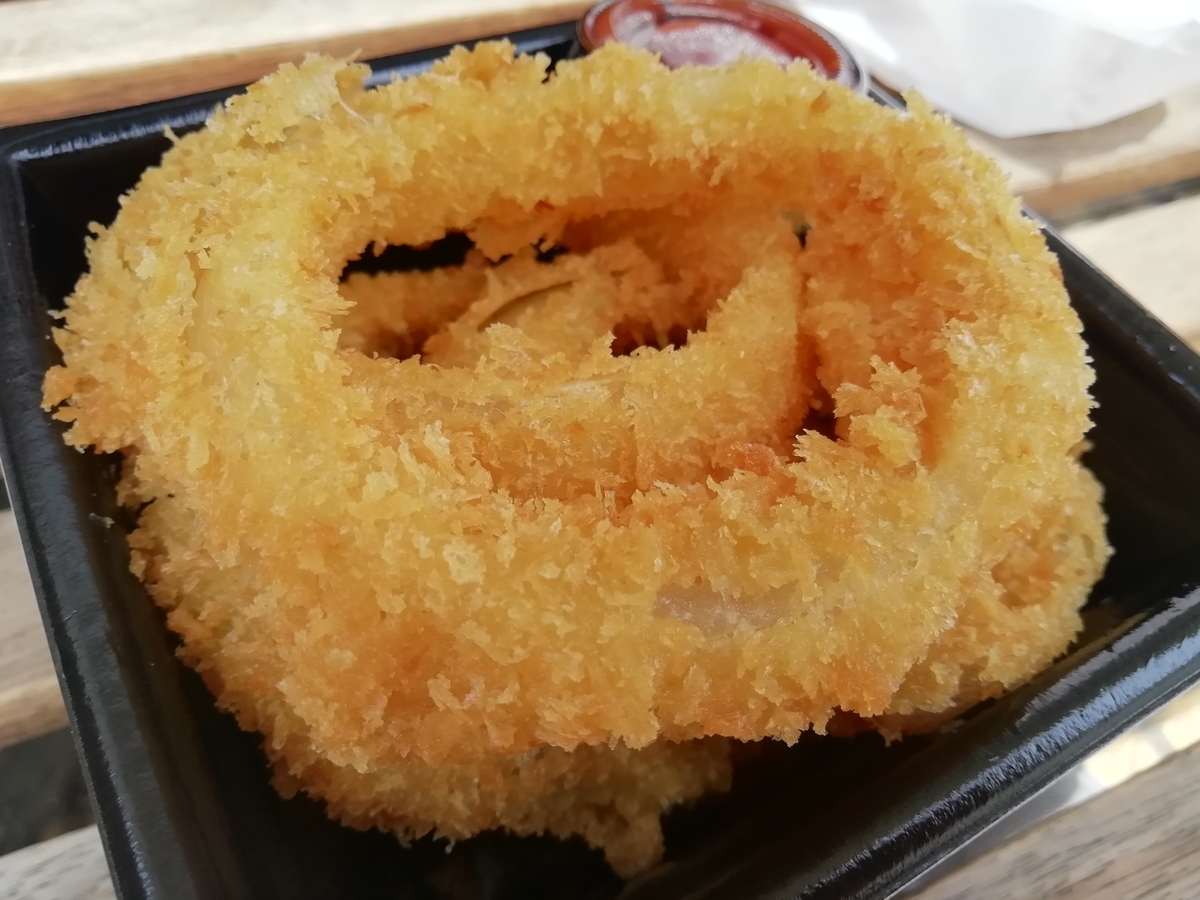 オニオンリングレポート Umamiバーガー とある起業家の食べない妄想グルメ オニオンリングレポート Umamiバーガー とある起業家の食べない妄想グルメ
