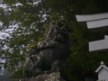 [神社][狛犬]白髭神社 - 長野市鬼無里祖山