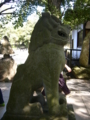 [神社][狛犬]大王神社 - 松本市大王わさび農場内