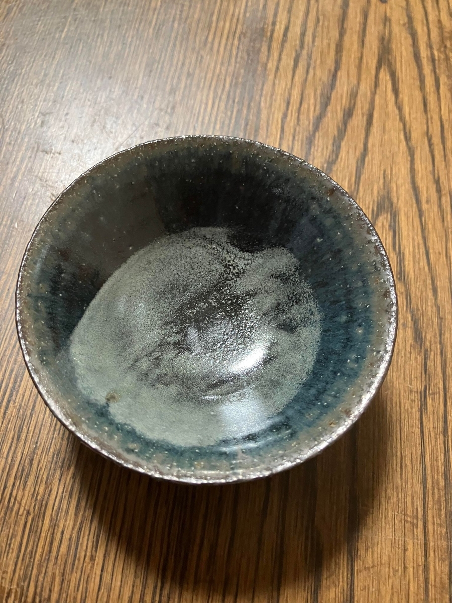 浅井慎平 ☆ 金彩 吹きガラス 茶碗 ☆ 共箱 ☆ カメラマン ☆検