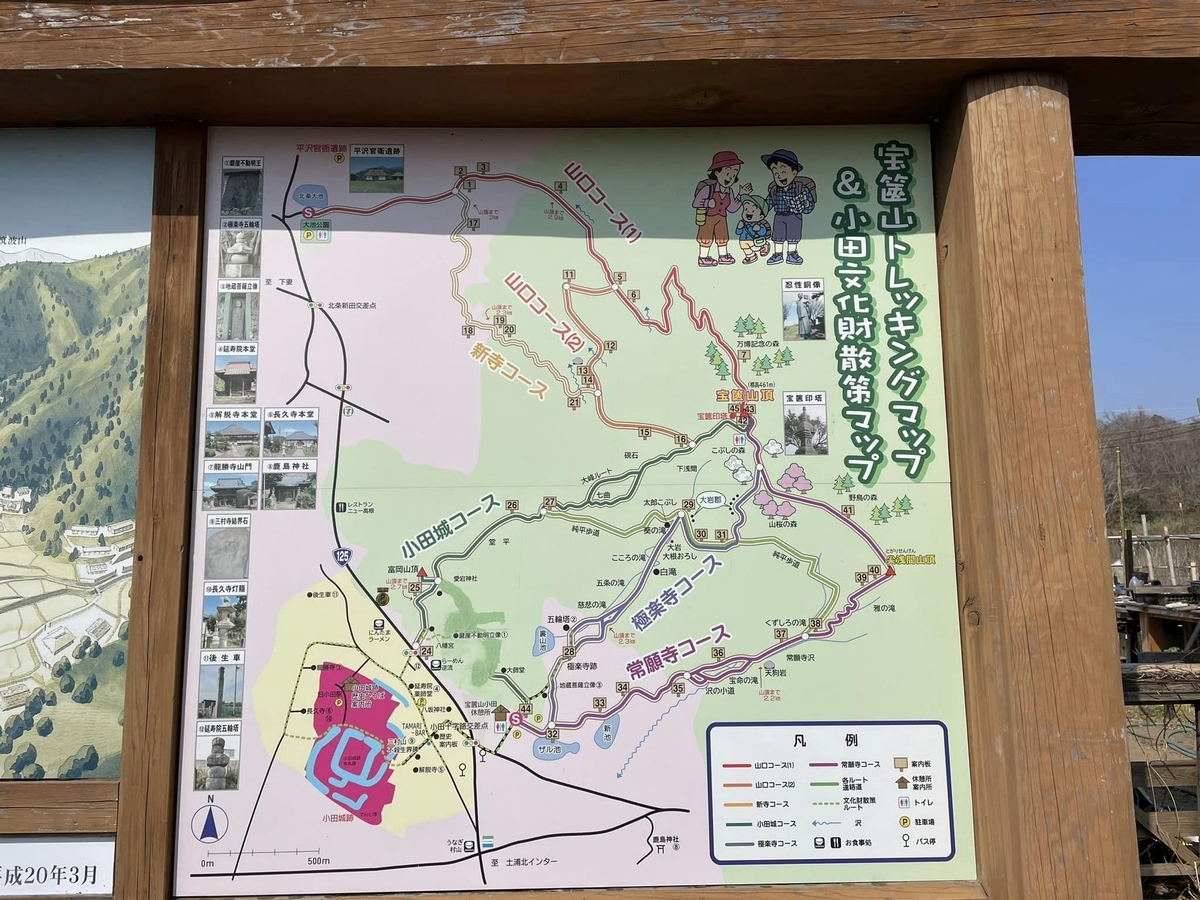 宝篋山2025！主要全6コースの登山口・駐車場・所要時間を徹底