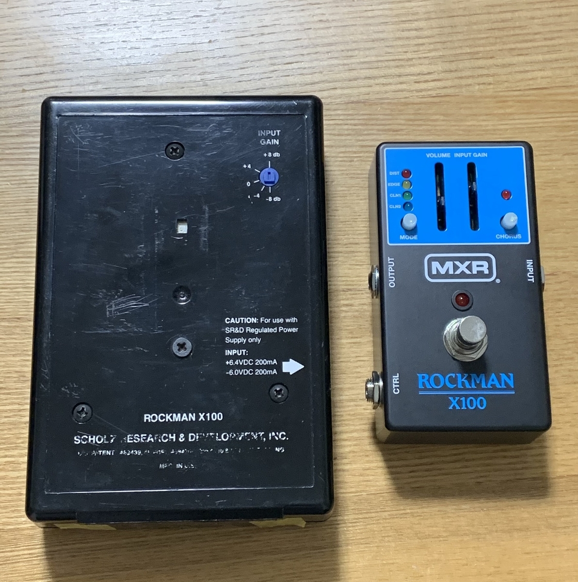 MXR X100 - Guitar notes in a hutch